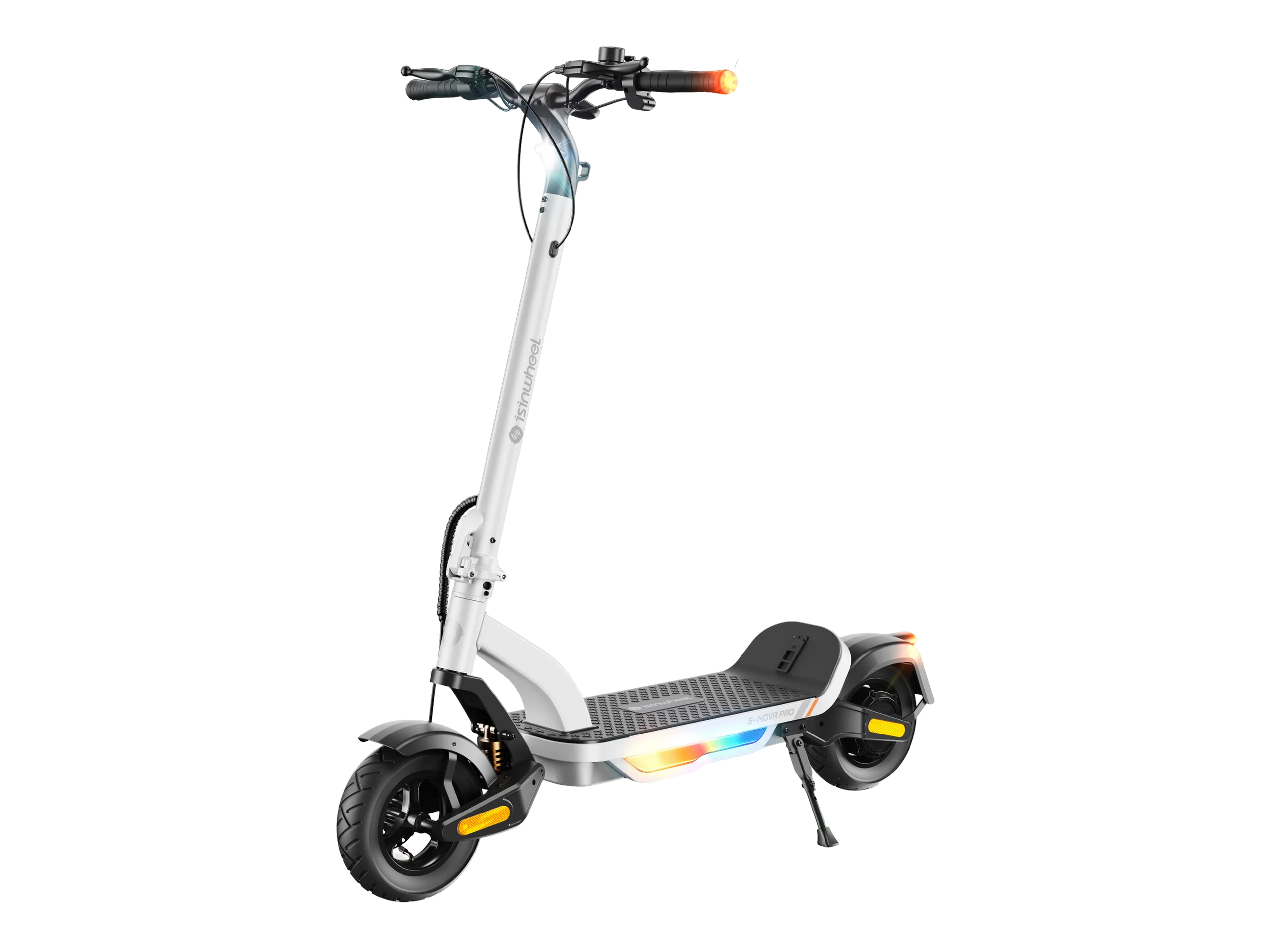 iSinwheel S Nova Pro electric scooter in White, side profile