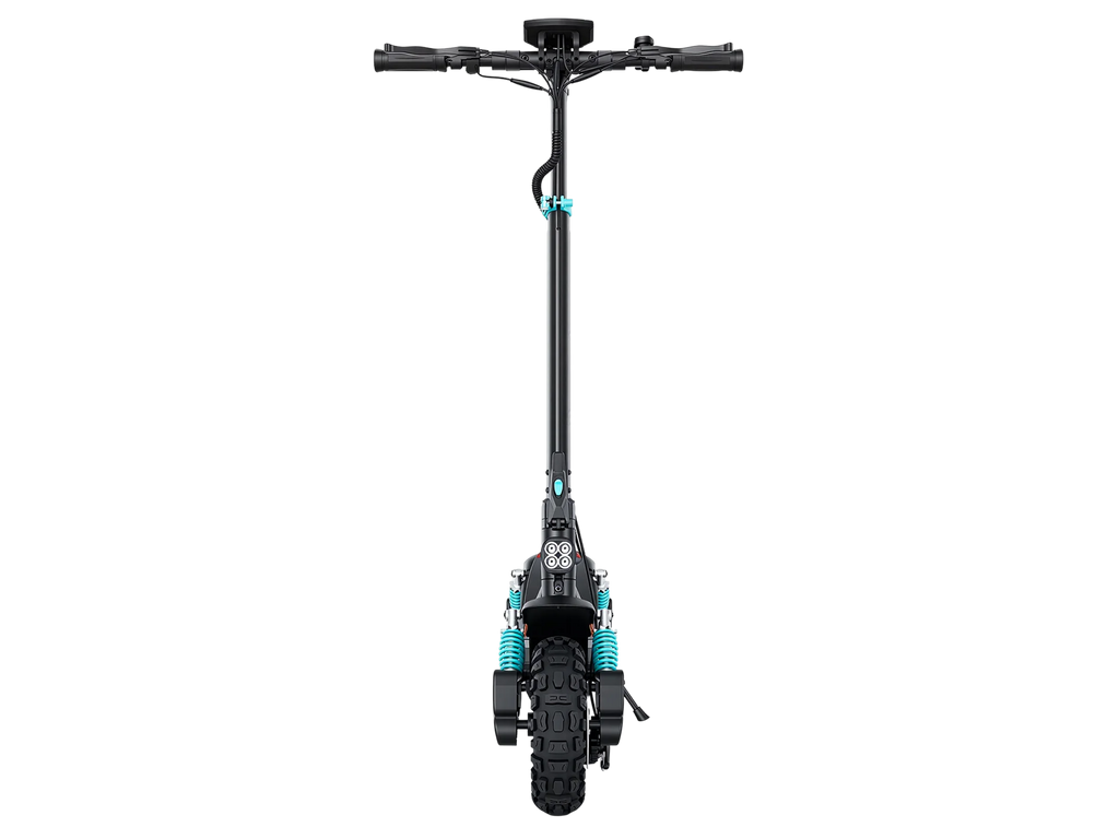 iSinwheel GT2 Pro viewed head-on, showing handlebar, stem and front wheel