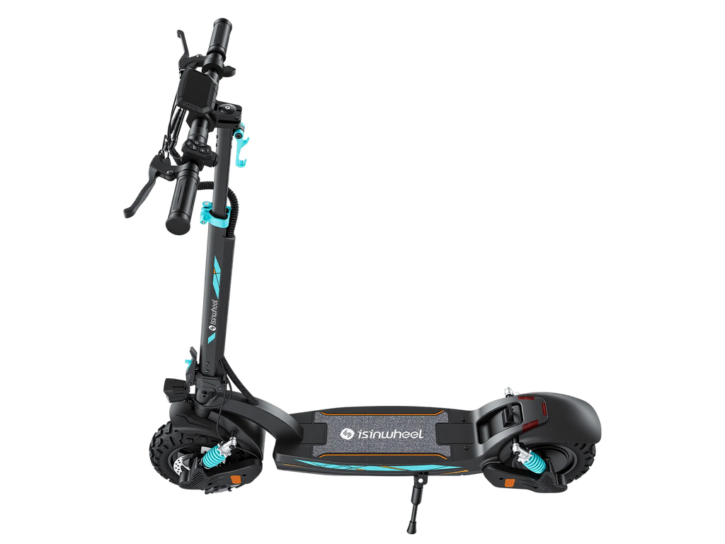 iSinwheel GT2 Pro rear three-quarter view showing tire, mudguard and rear light