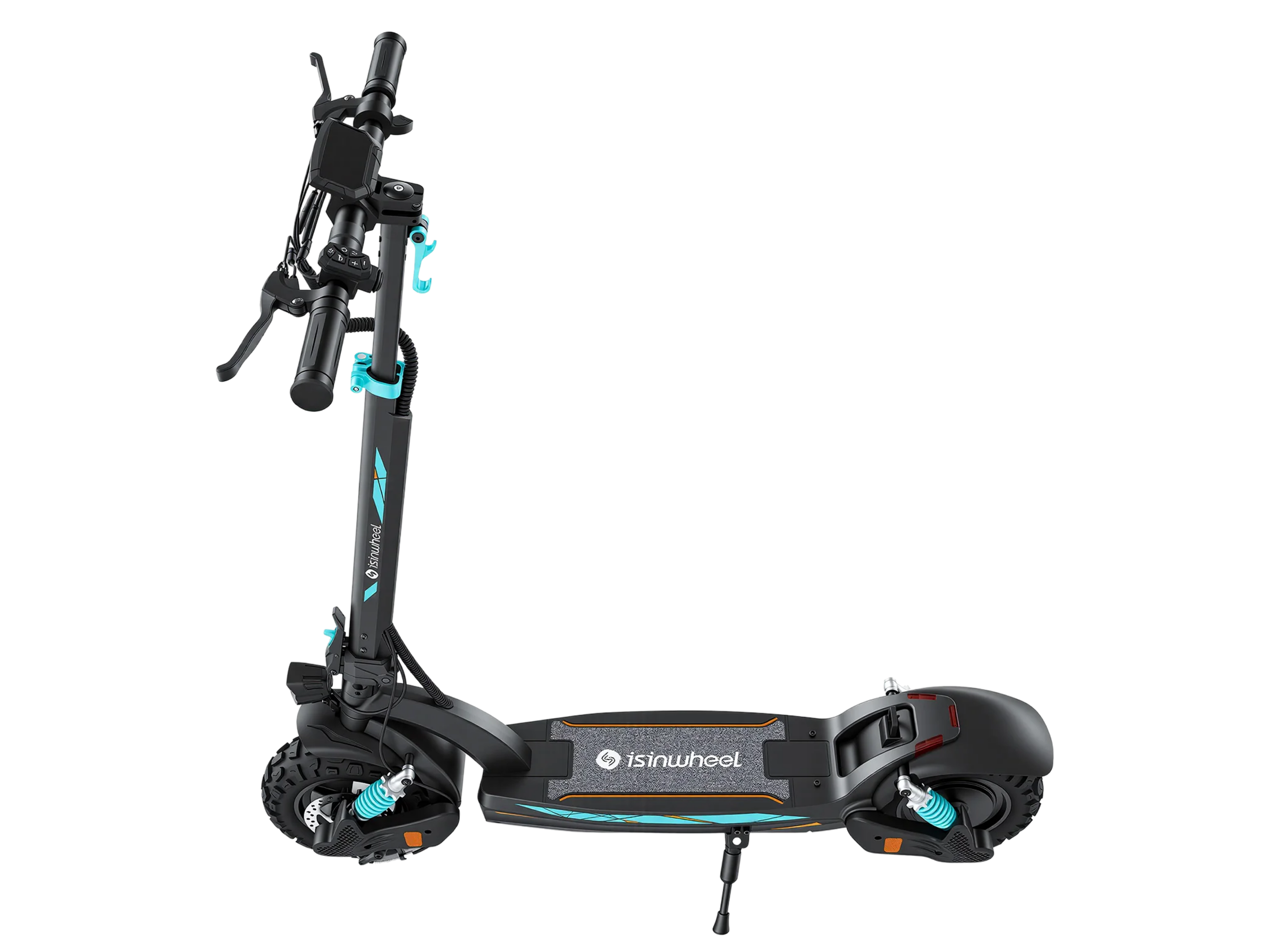 iSinwheel GT2 Pro rear three-quarter view showing tire, mudguard and rear light