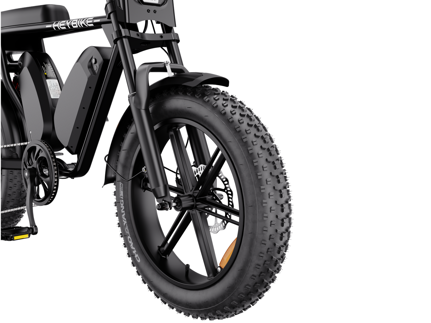20 × 4.0" fat tires