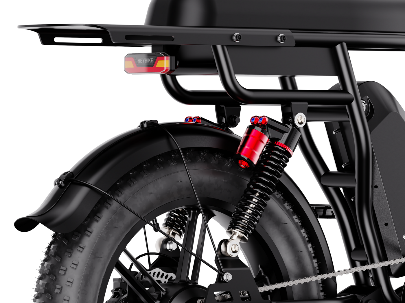 Integrated rear rack