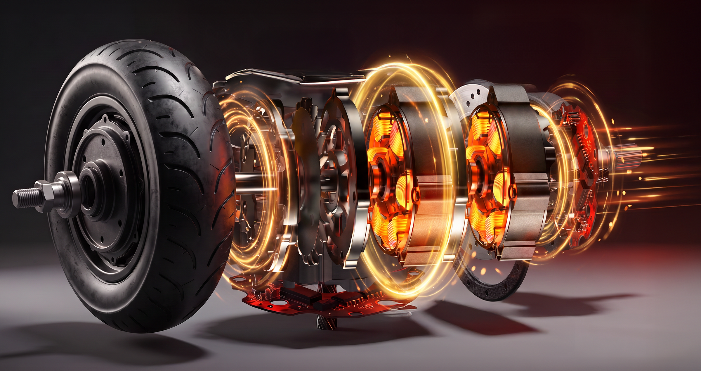 Cutaway view of the S Nova Pro hub motor