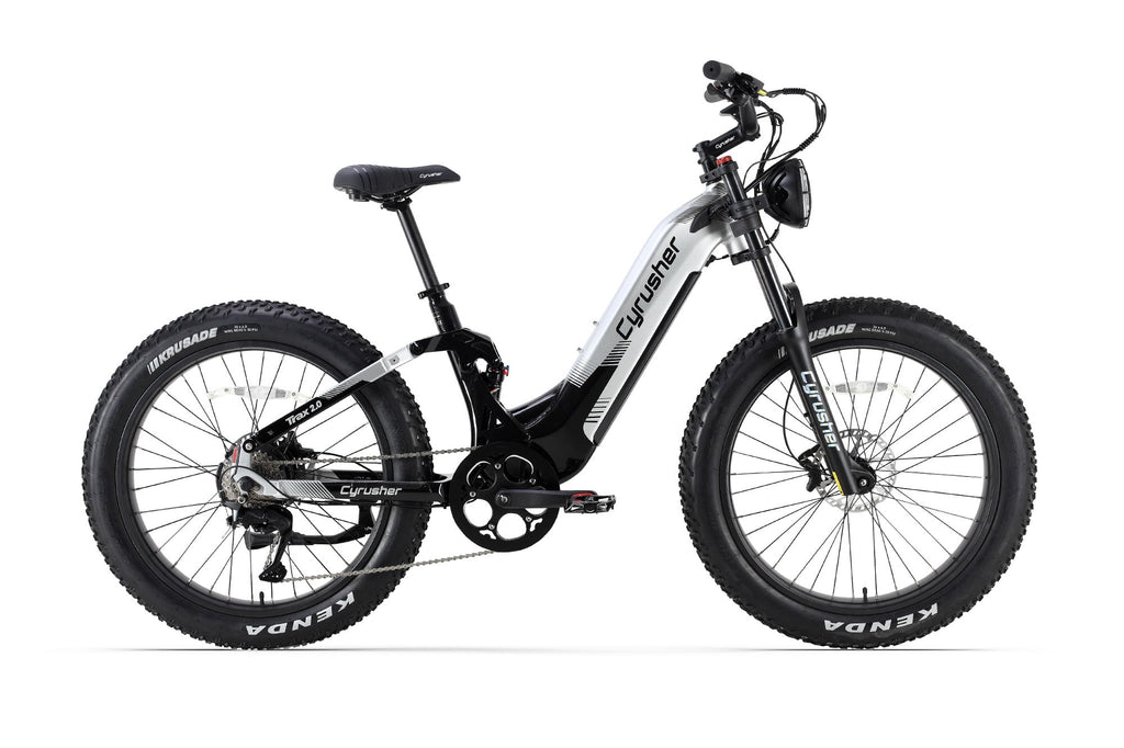 CYRUSHER Trax 2.0 step-thru electric bike — Gray