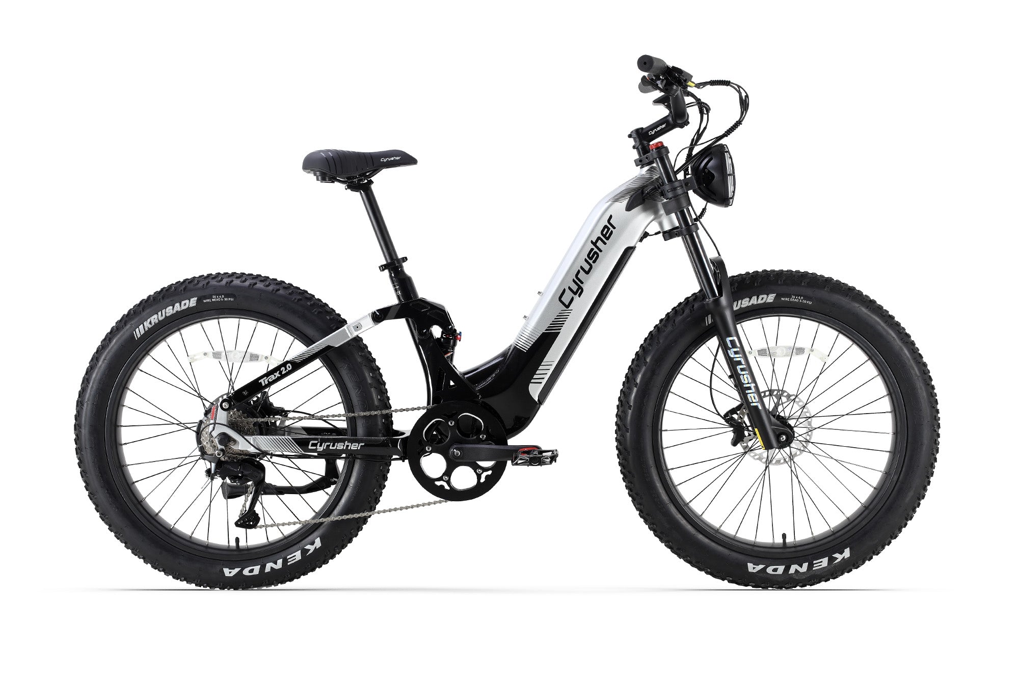 CYRUSHER Trax 2.0 step-thru electric bike — Gray
