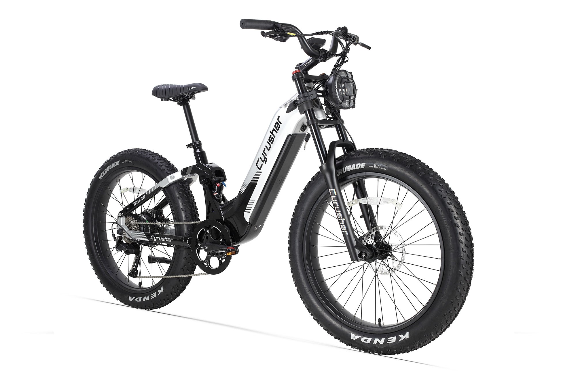 CYRUSHER Trax 2.0 step-thru electric bike — Gray