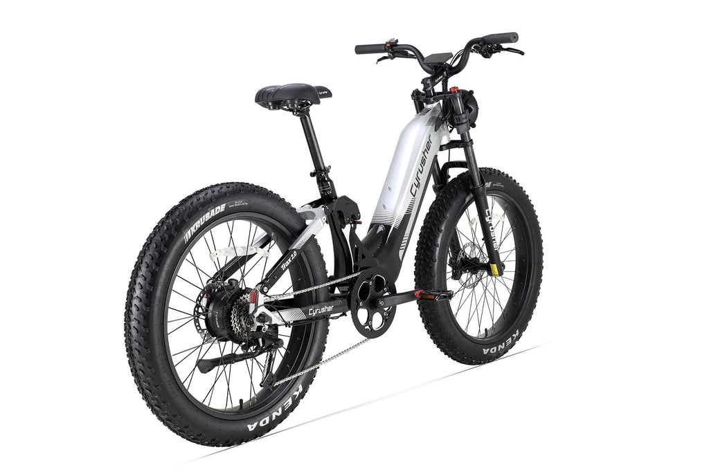 CYRUSHER Trax 2.0 step-thru electric bike — Gray