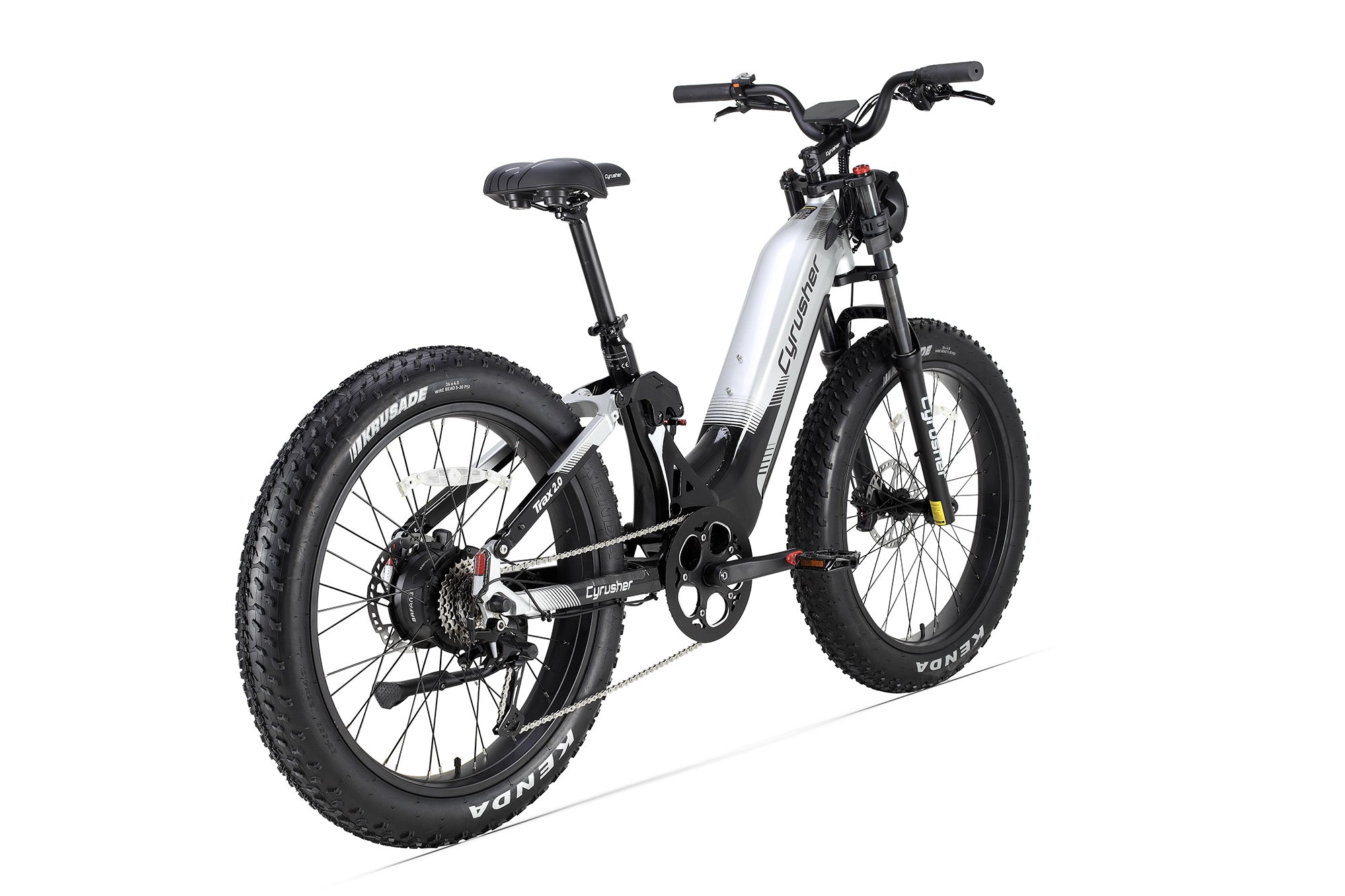CYRUSHER Trax 2.0 step-thru electric bike — Gray