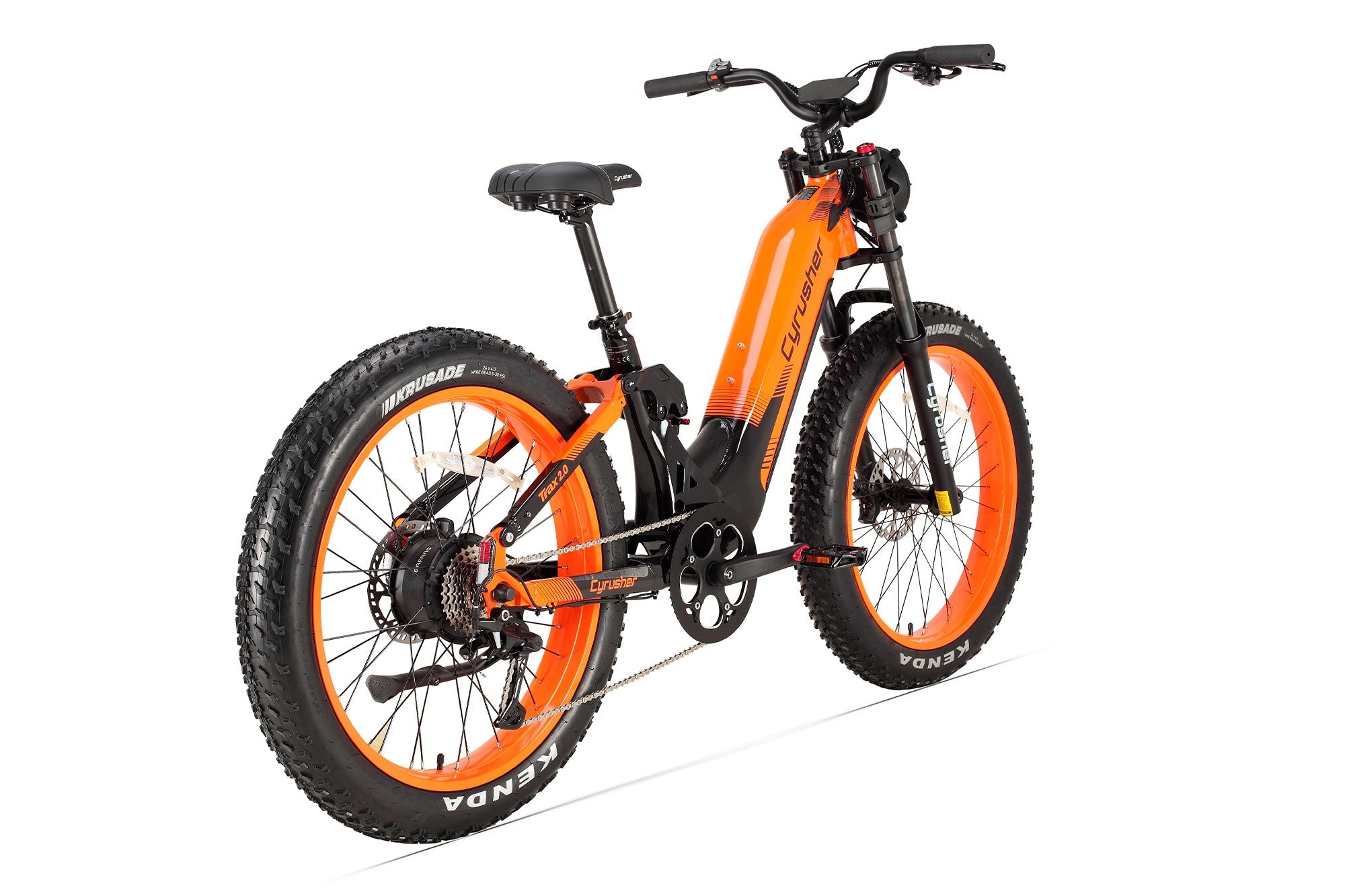 CYRUSHER Trax 2.0 step-thru electric bike — Orange