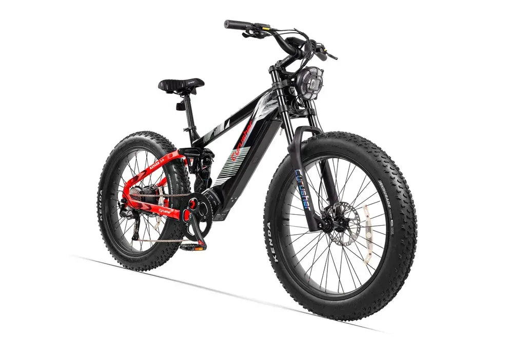 CYRUSHER Ranger 2.0 electric bike in black, alternate view