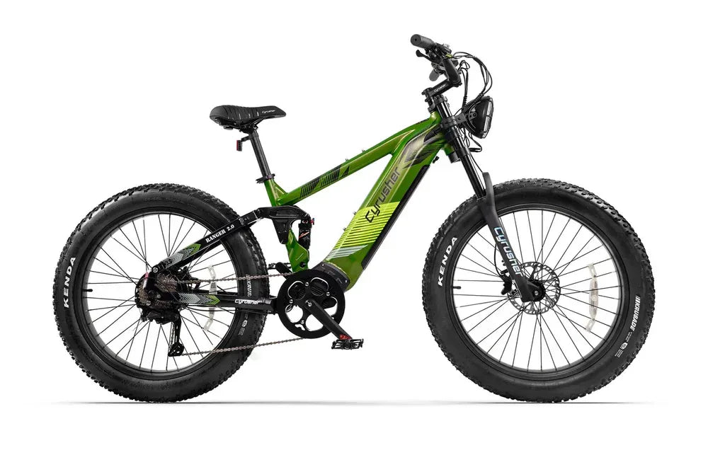 CYRUSHER Ranger 2.0 electric bike in green