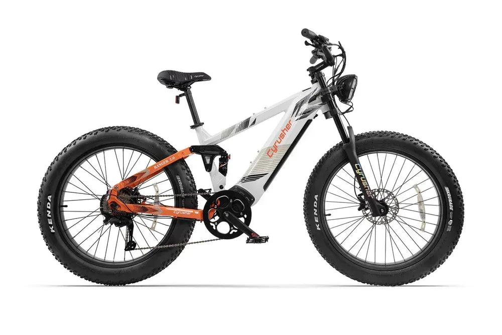 CYRUSHER Ranger 2.0 electric bike in white
