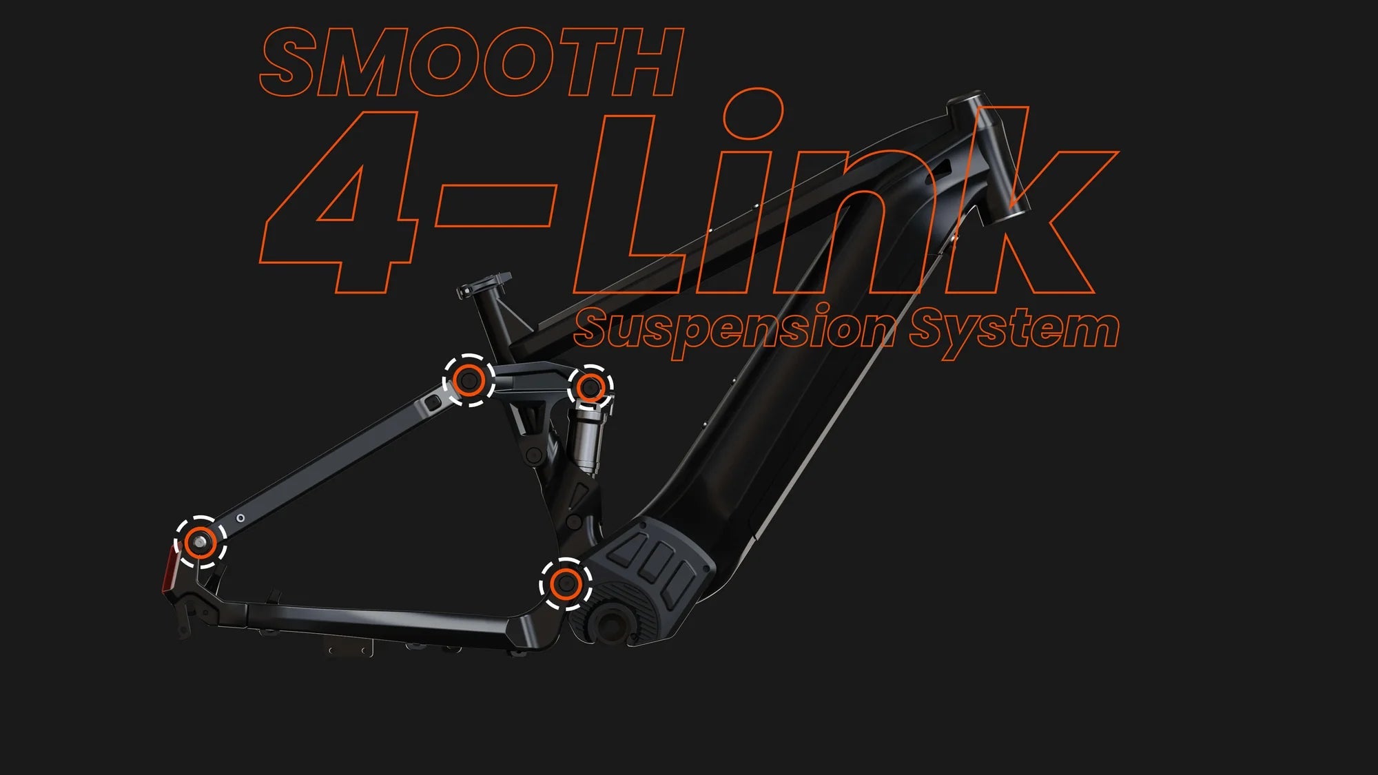CYRUSHER Ranger 2.0 four-link suspension