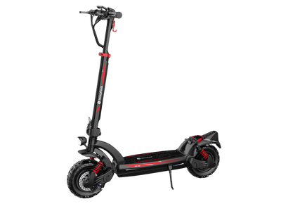 iSinwheel GT2 Pro electric scooter in Red, three-quarter view